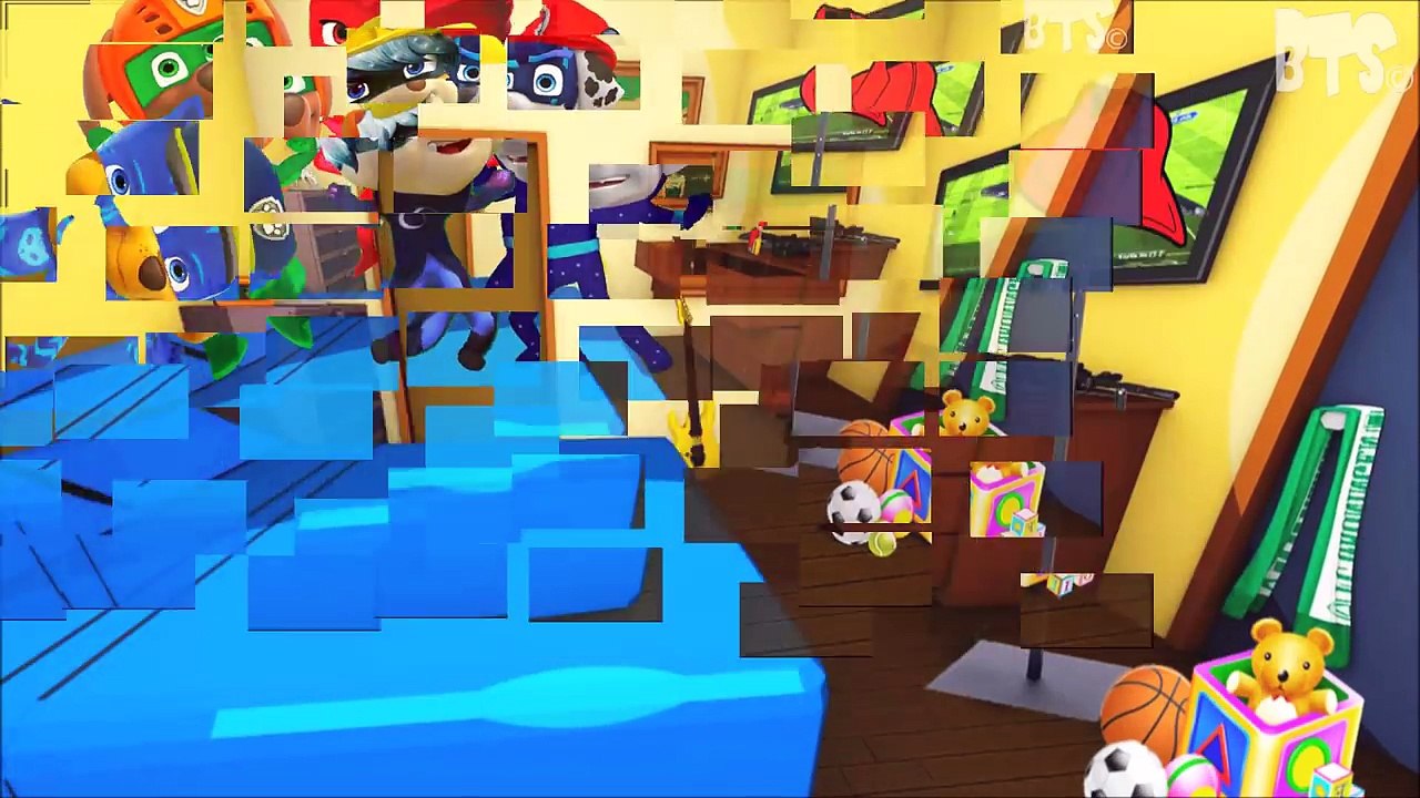 5 Little Paw Patrol PJ Masks Jumping on the Bed, Five Little Monkeys Paw Patrol Nursery Rhymes Songs