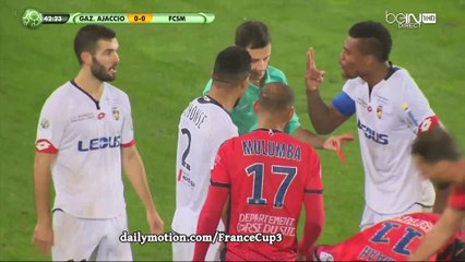 Mickael Alphonse RED CARDS HD - GFC Ajaccio 0-0 Sochaux - 25.11.2016