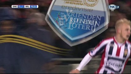 Schuurman Goal  - G.A. Eagles 0-1 Willem II - 25.11.2016