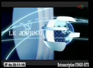 Journal de 20h TVCongo du vendredi 25 Novembre 2016 -By Congo-Site