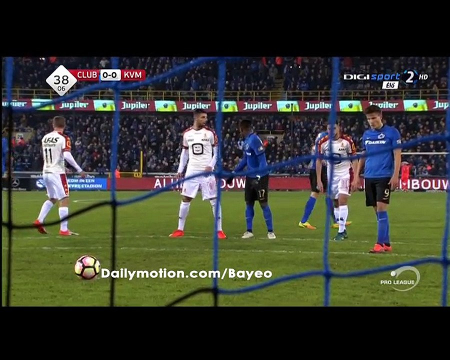 Jelle Vossen Goal HD - Club Brugge KV 1-0 KV Mechelen - 25.11.2016