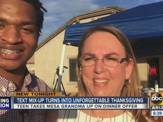 Stranger meets grandma who offered Thanksgiving meal via text