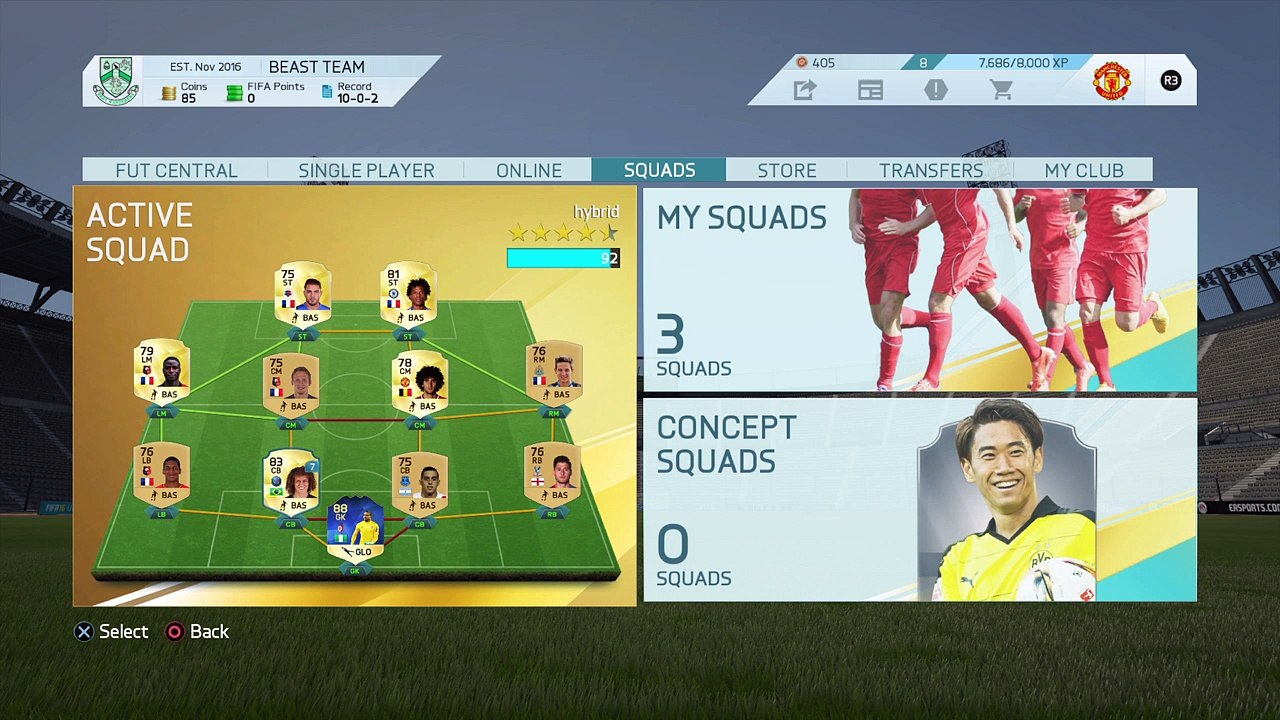 FIFA 16 Road to division 1