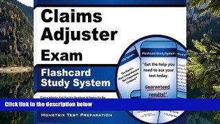 Buy Claims Adjuster Exam Secrets Test Prep Team Claims Adjuster Exam Flashcard Study System: