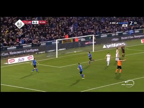 Jelle Vossen Goal - Club Brugge KV 6-1 KV Mechelen - 25.11.2016