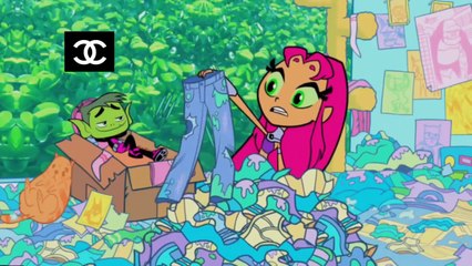 33 ▲ Robin Kisses Starfire in Teen Titans Go ▼
