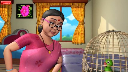 Hindi Rhymes for Children - नानी माँ ने तोता पाला (Naani Maa Ne Tota Pala) - Hindi Balgeet