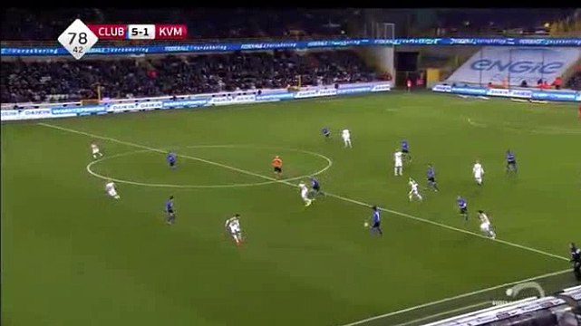 Hans Vanaken Goal HD - Club Brujas 5 - 1	KV Mechelen 25.11.2016