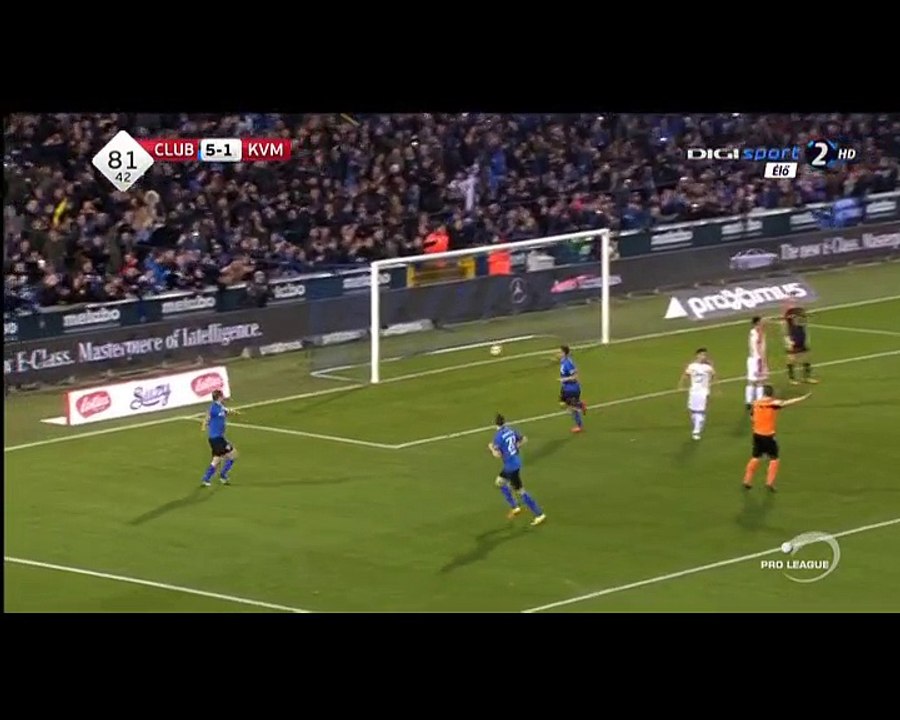 Jelle Vossen Goal HD - Club Brugge KV 6-1 KV Mechelen - 25.11.2016