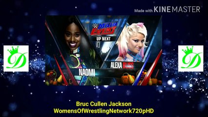 WWE Main Event 2016.11.24 Naomi vs Alexa Bliss