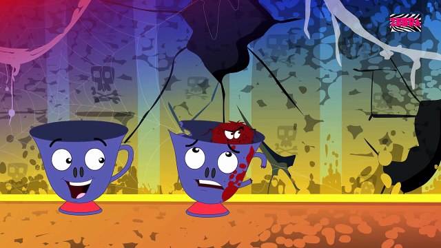 five little skeletons | scary nursery rhymes | halloween | kids songs