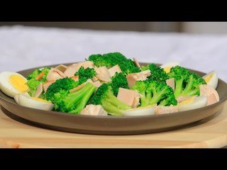 سلطة البروكلي بالدجاج | سالي فؤاد