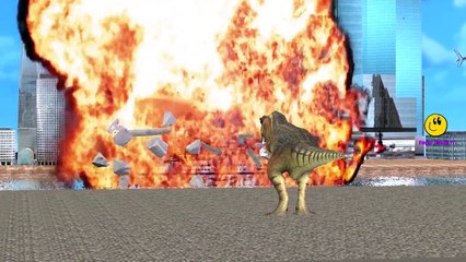 Finger Family Nursery Rhymes Dinosaurs Cartoons 3D Animated | Finger Family Rhymes For Children