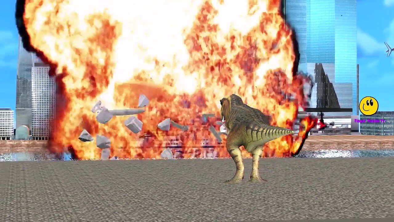 Finger Family Nursery Rhymes Dinosaurs Cartoons 3D Animated | Finger Family Rhymes For Children