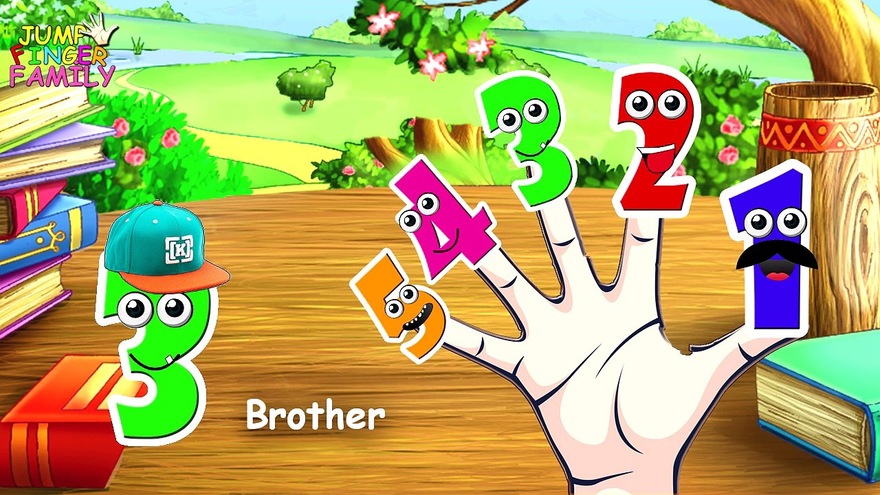 Finger Family Number Family | Ten Little Fingers | 10 Little Fingers | Ten little Numbers