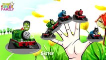SUPER HERO Thomas and Friends Family | Thomas and Friends Finger Family Nursery Rhymes