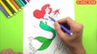 Coloring Pages For Kids With Disney Princess: The Little Mermaid Ariel
