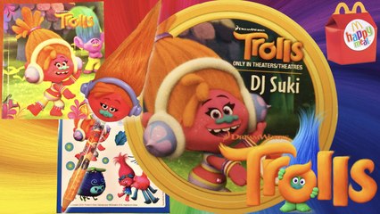 2016 Upcoming McDonald's Toy Trolls Silly Play & Unbox DJ Suki #6