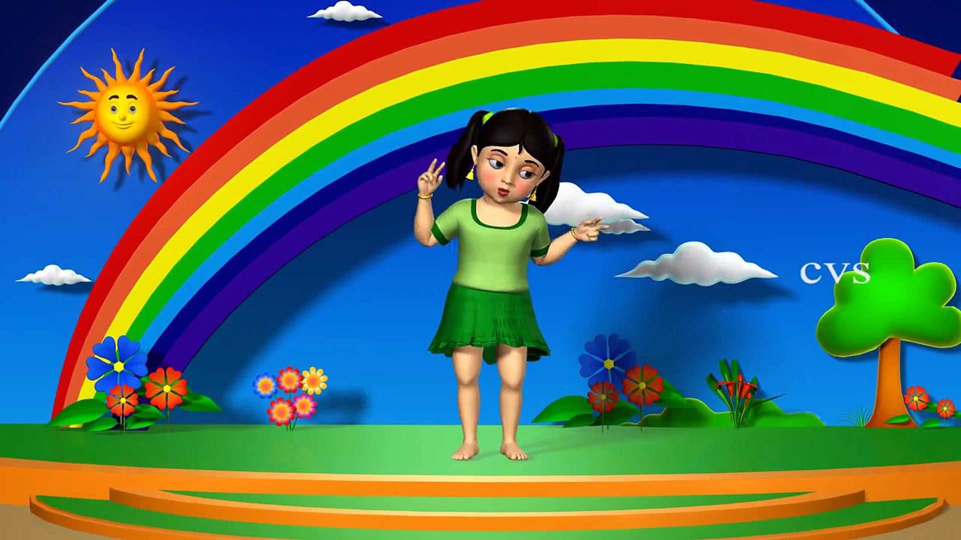 ⁣Head shoulders knees and toes | 3D Nursery Rhymes | English Nursery Rhymes | Nursery Rhymes for Kids