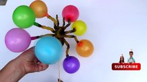 Spider Family Finger Song for Learning Colours - Nursery Rhymes For Babies - Finger Balloon Song