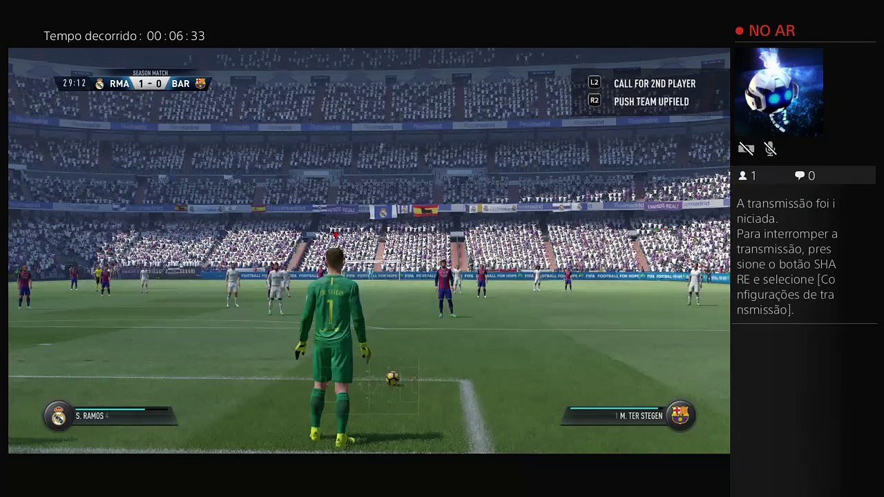 Transmissão ao vivo do PS4 de ThiagoJCE (2)