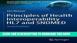 [READ] Mobi Principles of Health Interoperability HL7 and SNOMED  (Health Information Technology