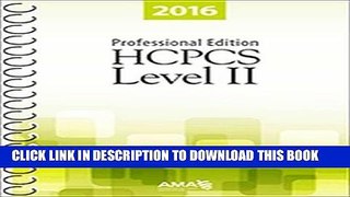 [READ] Kindle HCPCS 2016 Level II Professional Edition (Hcpcs Level II (American Medical Assn))