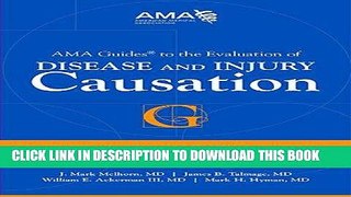 [READ] Mobi AMA Guides to the Evaluation of Disease and Injury Causation PDF Download