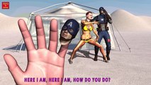 HITLER VS CAPTAIN AMERICA SUPERHERO BATTLE Finger Family | 1 HOUR | Nursery Rhymes In 3D Animation