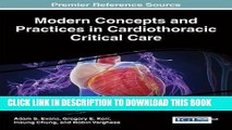 [READ] Mobi Modern Concepts and Practices in Cardiothoracic Critical Care Audiobook Download