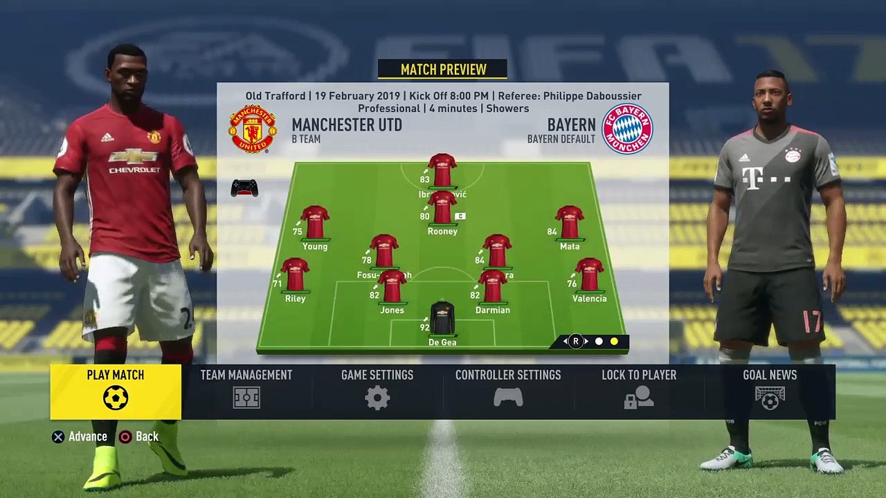 Man Utd Fifa 17 manager