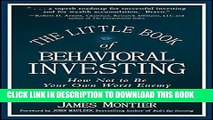 [PDF] The Little Book of Behavioral Investing: How not to be your own worst enemy Full Colection
