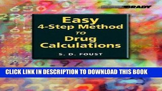 [READ] Kindle Easy Four-Step Method to Drug Calculations PDF Download