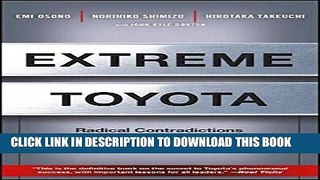 [PDF] Extreme Toyota: Radical Contradictions That Drive Success at the World s Best Manufacturer