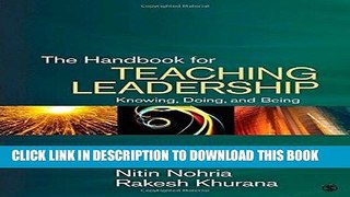 [PDF] The Handbook for Teaching Leadership: Knowing, Doing, and Being Popular Online
