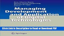 PDF Managing Development and Application of Digital Technologies: Research Insights in the Munich
