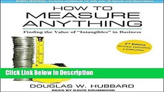 [Download] How to Measure Anything: Finding the Value of 