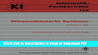 Read Wissensbasierte Systeme: GI-KongreÃŸ, MÃ¼nchen, 28./29. Oktober 1985