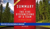 READ  Summary of the Five Dysfunctions of a Team: By Patrick Lencioni - Includes Analysis  BOOK