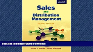 READ  Sales and Distribution Management, 2e  GET PDF