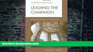 Best Price Leading the Campaign: Advancing Colleges and Universities (American Council on