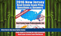 FAVORIT BOOK 2016 New Jersey Real Estate Exam Prep Questions and Answers: Study Guide to Passing