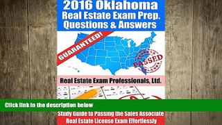 FAVORIT BOOK 2016 Oklahoma Real Estate Exam Prep Questions and Answers: Study Guide to Passing the