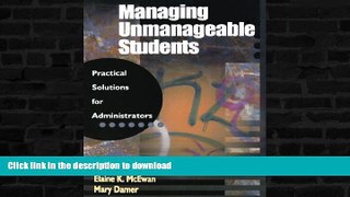 READ  Managing Unmanageable Students: Practical Solutions for Administrators FULL ONLINE