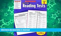 READ  Scholastic Success With Reading Tests, Grade 6 (Scholastic Success with Workbooks: Tests