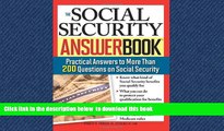 Buy NOW Stanley Tomkiel III The Social Security Answer Book: Practical Answers to More Than 200