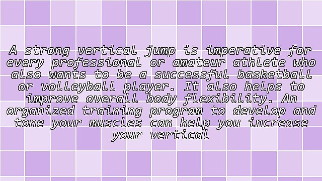 Tips for Increasing Vertical Jump