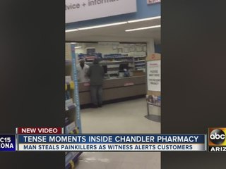 Man tries to rob pharmacy of painkillers
