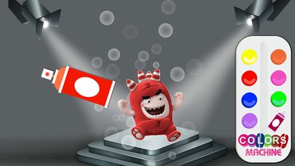 Learn Colors with Oddbods Fuse Slick Bubbles Zee Pogo Newt Jeff Chase Colors