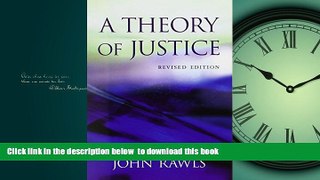 Buy NOW John Rawls A Theory of Justice Epub Download Epub
